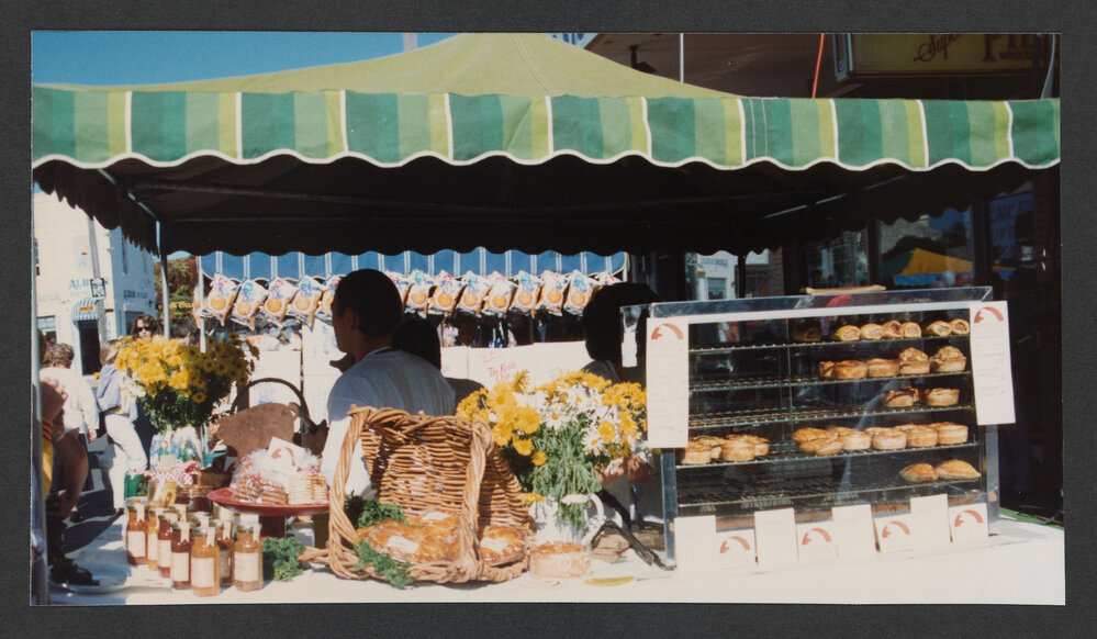 Charing Cross Village Fair, Food stall, 19th May 1991
