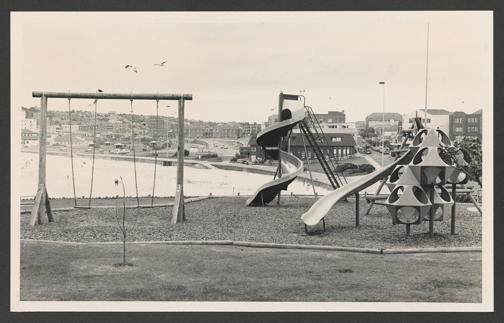 Childrens playground at Biddigal Reserve, North Bondi.