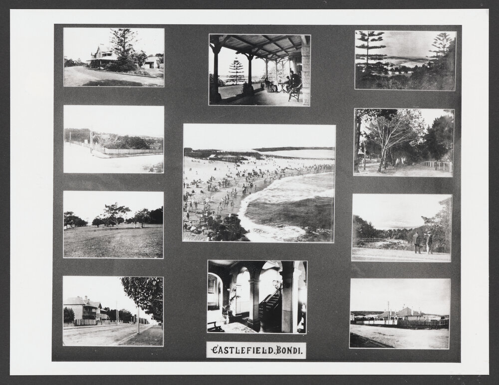 Castlefield. Owned by the Mereweather family. Located: Bondi Rd, beside Castlefield Street c. 1887 - 1892.