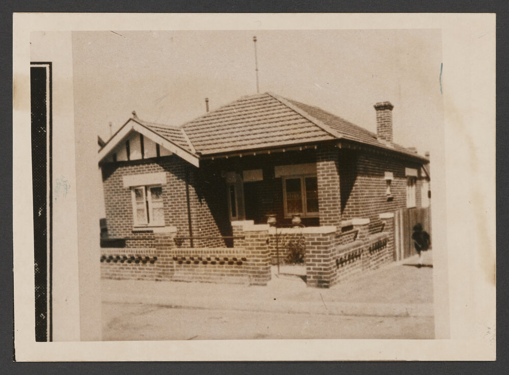 Brick Home, west side of Blenheim Street, on corner of Birrell Street, Waverley.