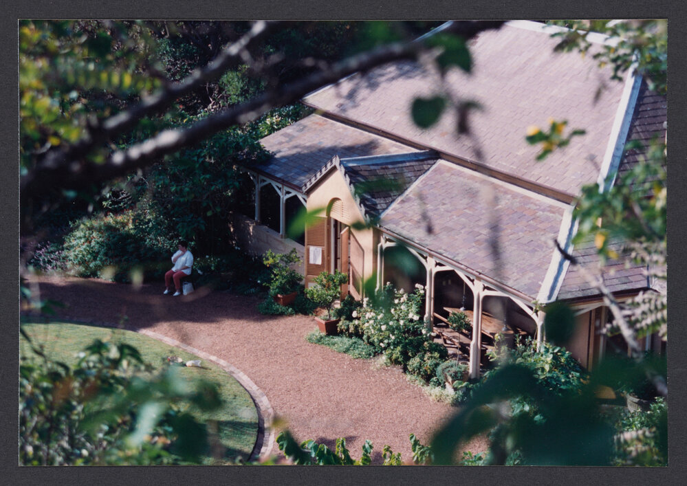 Western ( front ) entrance and verandah, taken from Bronte road upper level, Open day