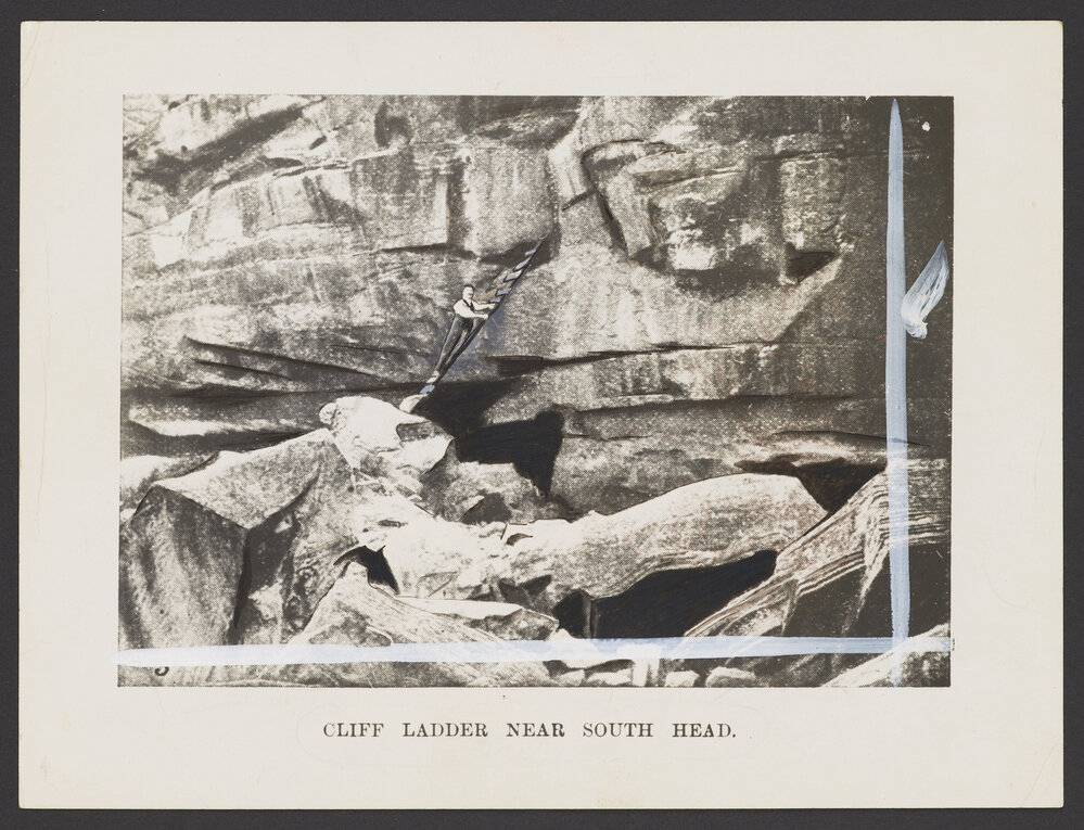 Cliff Ladder at "Rosey" or "Rosa" Gully, Diamond Bay.