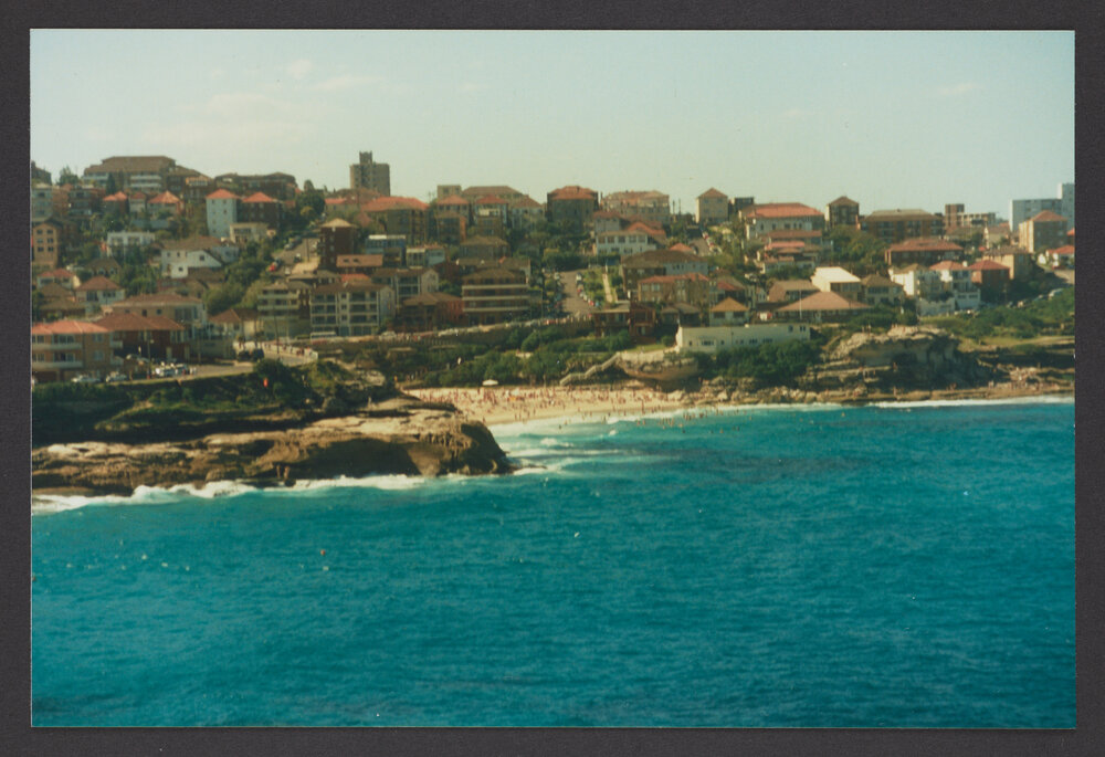 Tamarama Beach and SLSC building. Tamarama suburban properties.