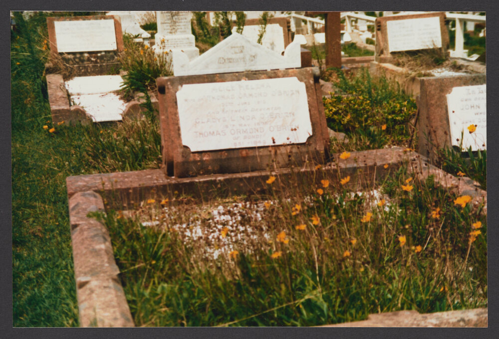 Grave of Francis O'Brien a family - Bondi Estate