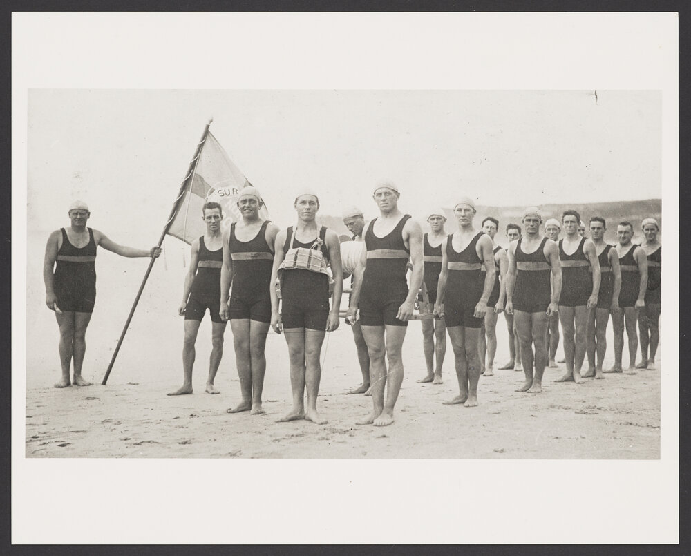 North Bondi S.L.S.C. Lifesavers March past team