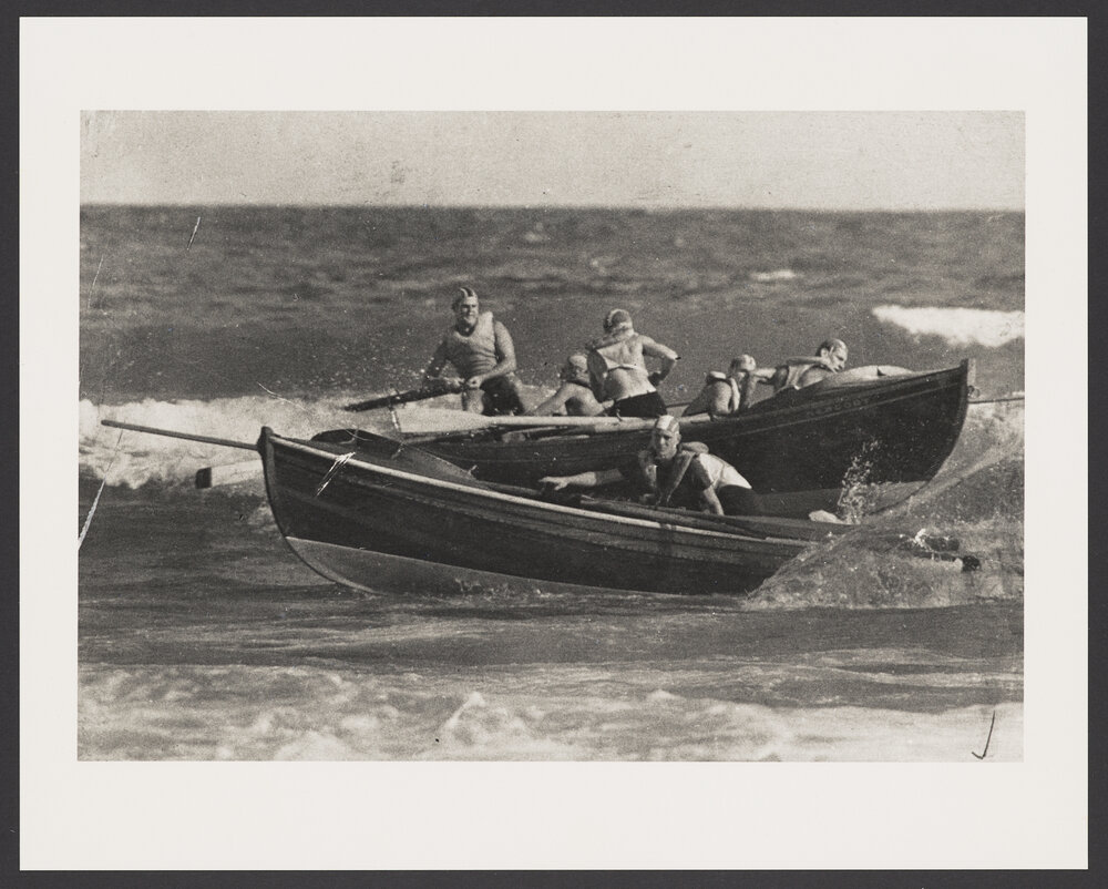 North Bondi S.L.S.C. two surf boats.