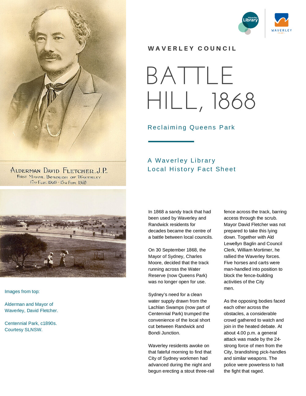 Battle Hill, 1868: reclaiming Queen's Park