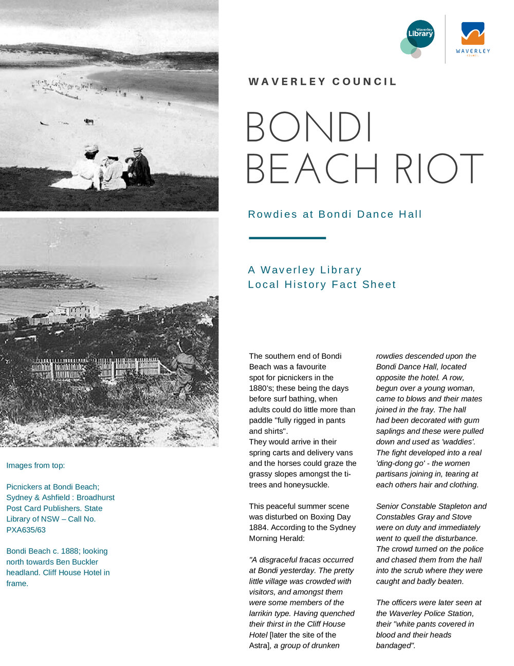 Bondi Beach Riot, 1884: Rowdies at Bondi Dance Hall