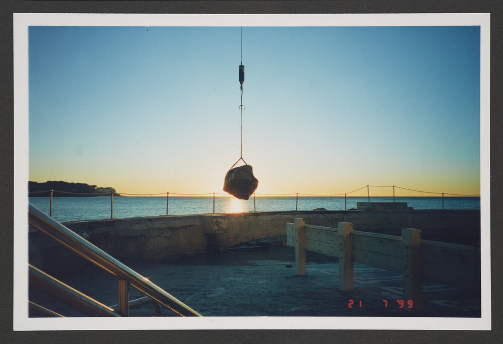 Bronte Baths, Removal of rocks