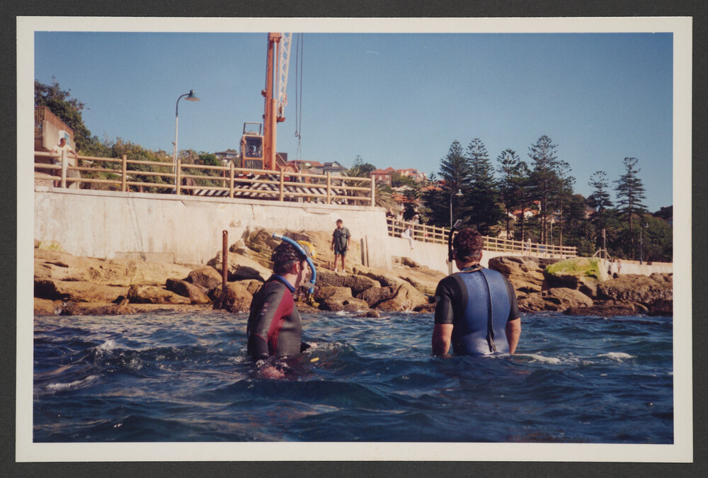 Bronte Baths, Removal of rocks