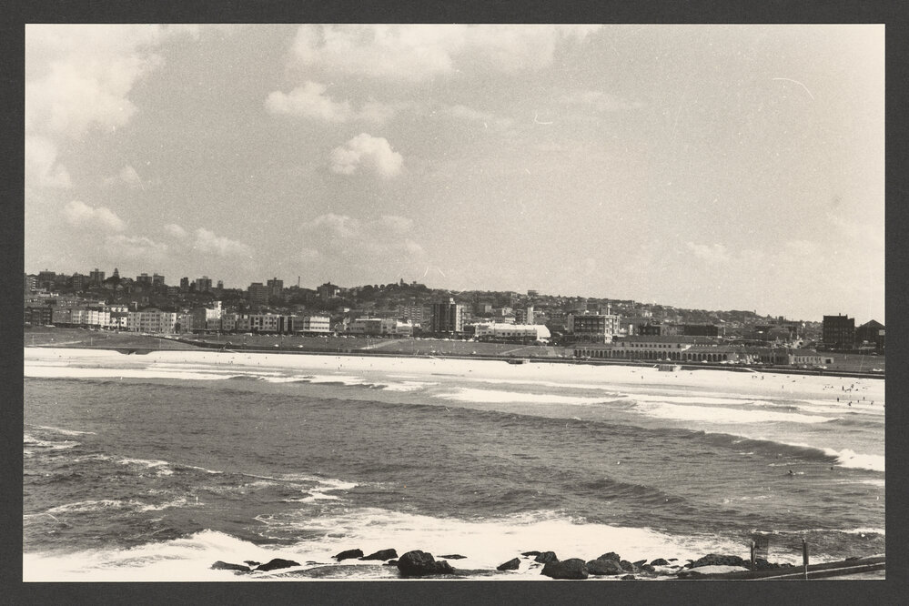 Bondi beach and pavilion from Ben Buckler.