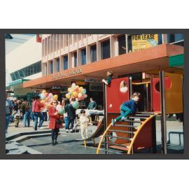 Market Stalls and Children's play area, Oxford Mall, Bondi Junction.