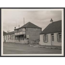 Left - right: 97 - 91 Birrell Street, Waverley. Two Single storey attached stone houses, two storey stone house, and single storey stone cottage. Built Prior to 1860. National Trust listed.