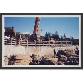 Bronte Baths, Removal of rocks
