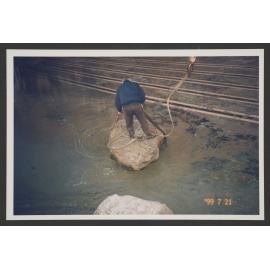 Bronte Baths, Removal of rocks