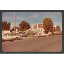 Eastside of Denison Street Car Park and houses, Bondi Junction.