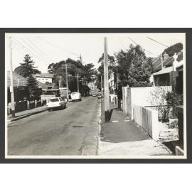 Henrietta Street, Waverley, looking south.
