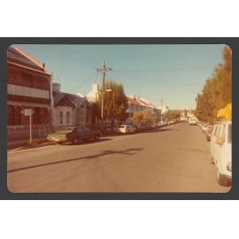 MacKenzie Street, Bondi Junction. East side of street, towards Birrell St.
