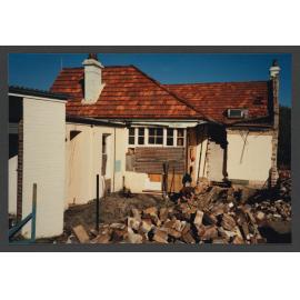 MacPherson Street, Waverley. Women's refuge being demolished for extension of MacPherson St.