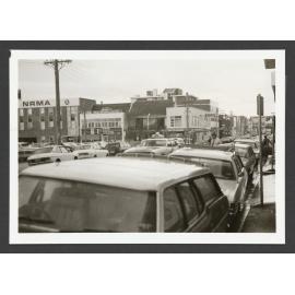 Newland Street, Bondi Junction, ( NRMA at 17 Newland St. ) crossed by Spring Street.