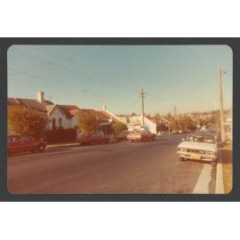 Newland Street, Bondi Junction, east side of Newland St.