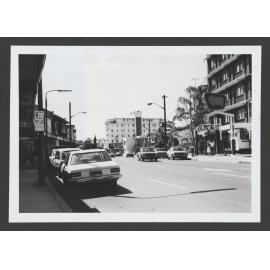 Oxford Street, Bondi Junction. Looking East from Adelaide St.