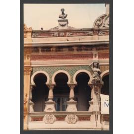63 - 69 Oxford Street, Bondi Junction. Detail of decoration. National Trust listing.