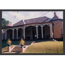 Eastern ( rear ) verandah. Open day