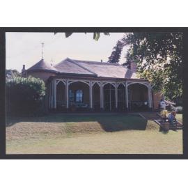 Eastern ( rear ) verandah. Open day.