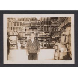 William Wilkinson, storekeeper at 125 Bondi Road, Bondi Circa 1945.