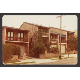 Ruthven Street, Bondi Junction. Brick town houses.