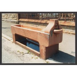Pink Granite Horse trough, Trafalgar Street, outside Waverley Cemetery.