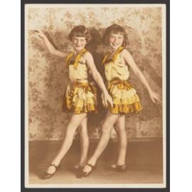 Miss Bondi; Olive Leighton 1945, far right. Left Marjorie Peacock