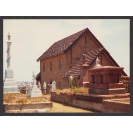 Caretaker's Stone cottage and office, located at the entrance to Waverley Cemetery.