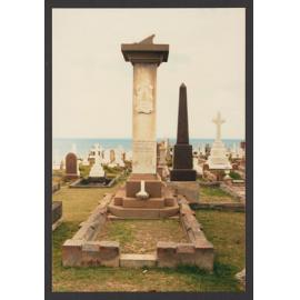 Grave of George Mure Black, Politician and Journalist. His wife Rosalind Singleton Black, Charity worker.