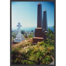 Grave of John Brunton, Actor Pink Obelisk