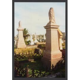 Grave of John Brunton, Actor Pink Obelisk