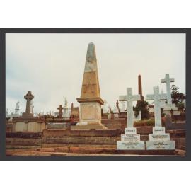 Grave of Sir James Dowling, Chief Justice of NSW. Grave right foreground is MacKellar, Sir Charles and Dorothea