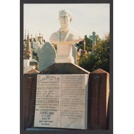 Grave of Angelo Ruggiero. Headstone of Interest.