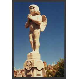 Angel clasping hands