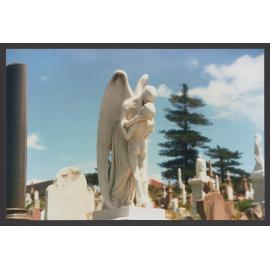 Angel and boy Kate Fiaschi's Grave
