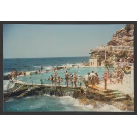 Bronte Baths with bathers