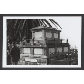 US memorial day at Grave of Phineas and John Solomon Thompson veterans of the civil war. American Legion ceremony with guests. 