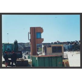 The old observation tower on the north groyne was demolished because of safety, hygiene and poor visibility concerns