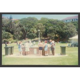 Bronte park, Barbeque underway.