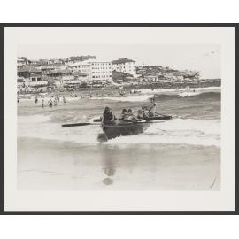 North Bondi S.L.S.C. , H.R.H. Surf boat, Bondi beach.