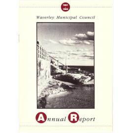 "Municipality of Waverley. Report to ratepayers and residents, 1992".