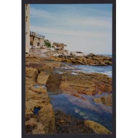Ben Buckler Amateur Fisherman's Club, clubhouse and boats, boatramp, and rockpools, North Bondi.