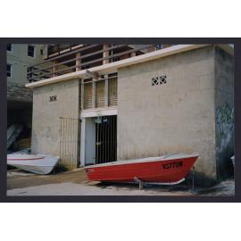 Ben Buckler Amateur Fisherman's Club, clubhouse and boats North Bondi, below Ramsgate Avenue