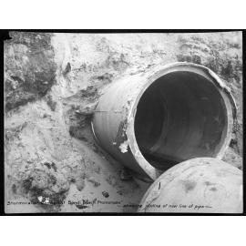 Stormwater damage at Bondi Beach Promenade